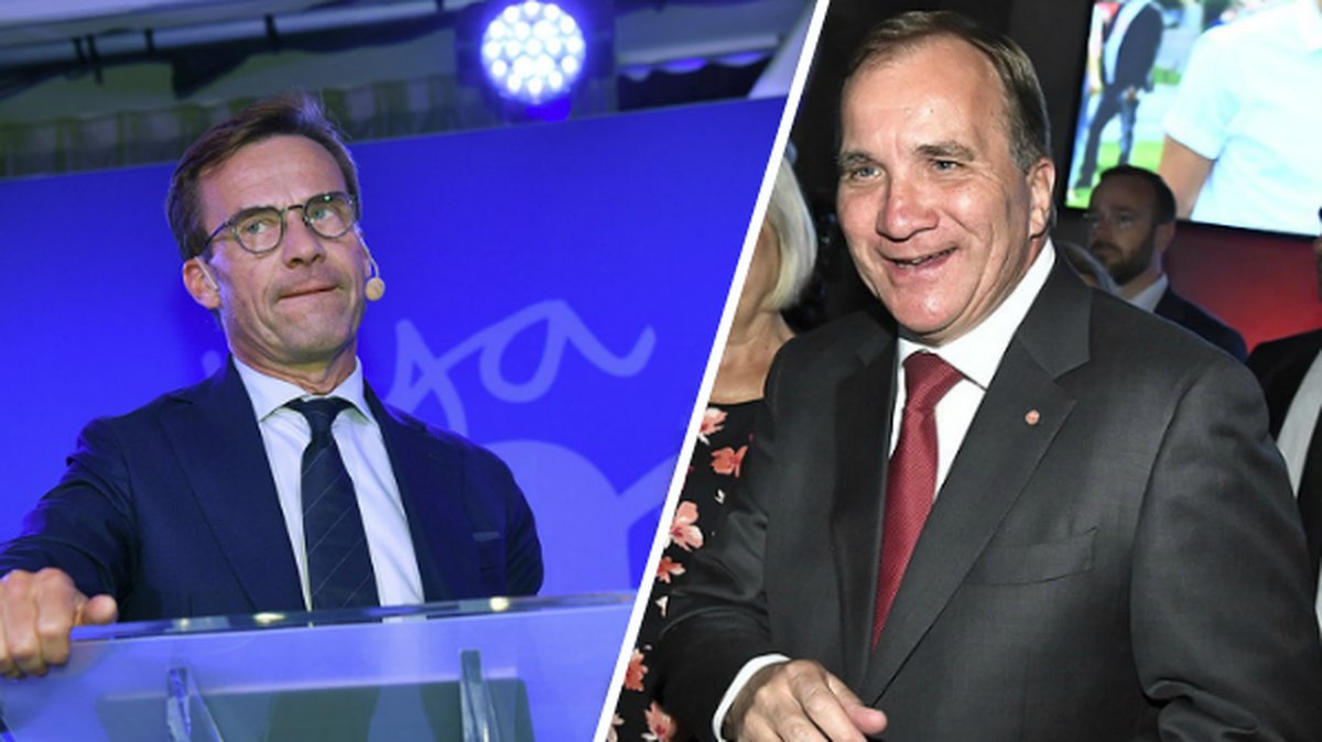 Ulf Kristersson och Stefan Lövfen