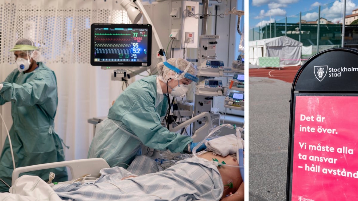 Över 80 procent av patienterna på IVA var ovaccinerade i augusti.