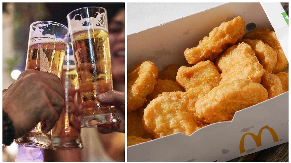 Kvinnan råkade beställa 160 nuggets från McDonald's.