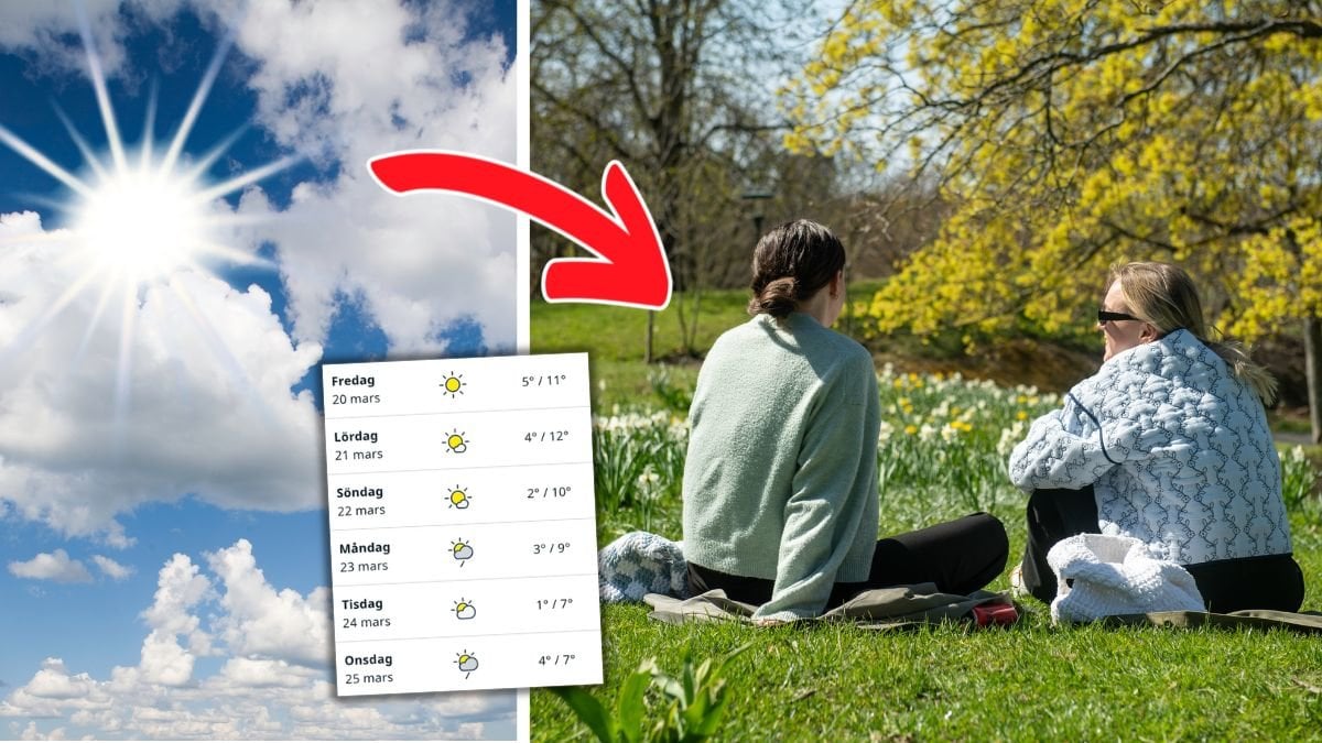 Sol och vårkänslor.