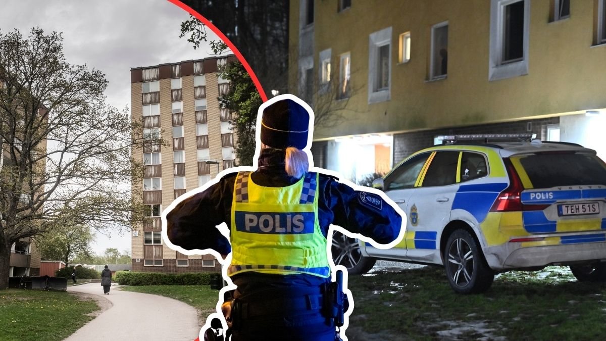 Gottsunda och Alby och en polis.