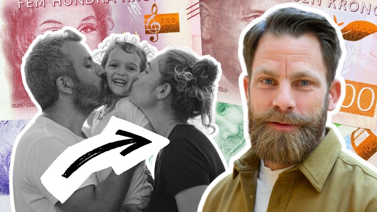 Svenska sedlar, en barnfamilj och vardagsekonomen Magnus Hjelmér