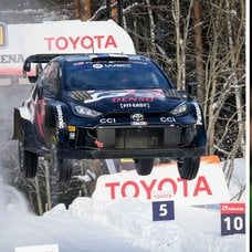 Kalle Rovanperä och hans bil under svenska rallyt