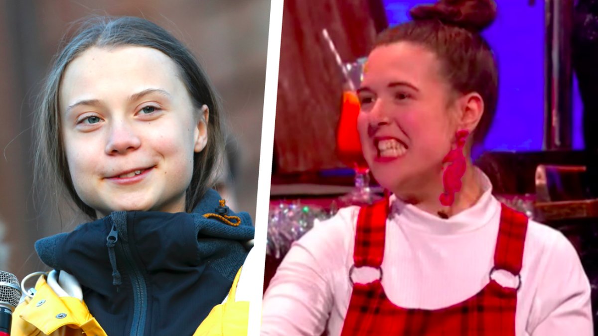 Rosie Jones kritiseras efter vulgärt skämt om Greta Thunberg. 