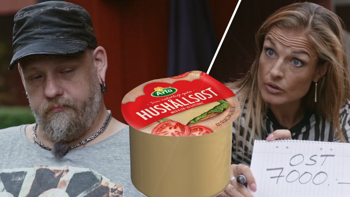 Lägger sina pengar på ost