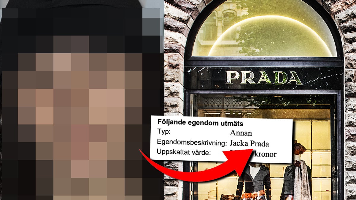 Kronofogden tar jacka från Prada