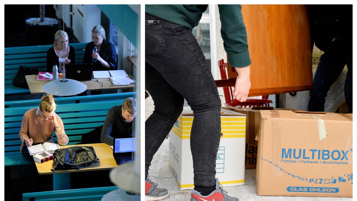 Vissa studenter måste anmäla sin flytt till Skatteverket.