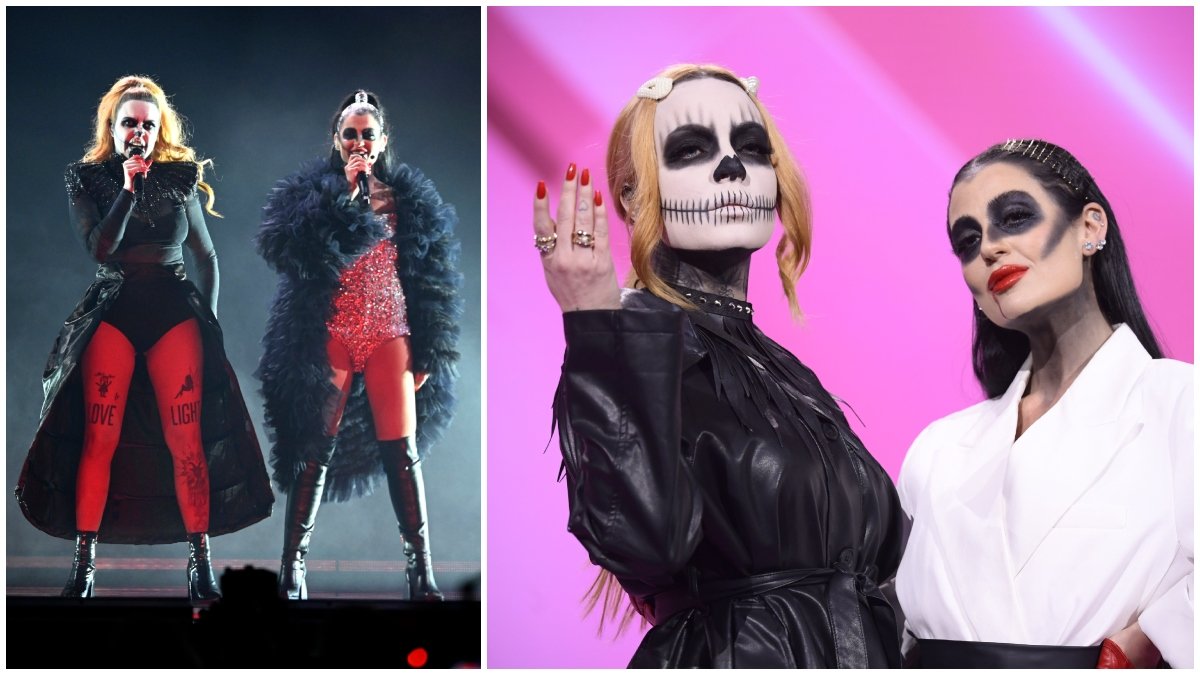 Scarlet tog sig till finalkvalet i Melodifestivalen 2024.
