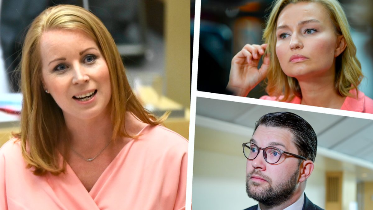 Annie Lööf, Ebba Busch Thor och Jimmie Åkesson