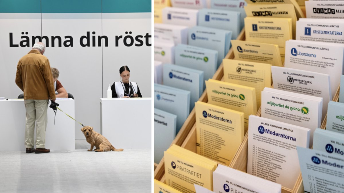 Du kan rösta även om du blir plötsligt sjuk, eller får förhinder den 11 september. Så här gör du