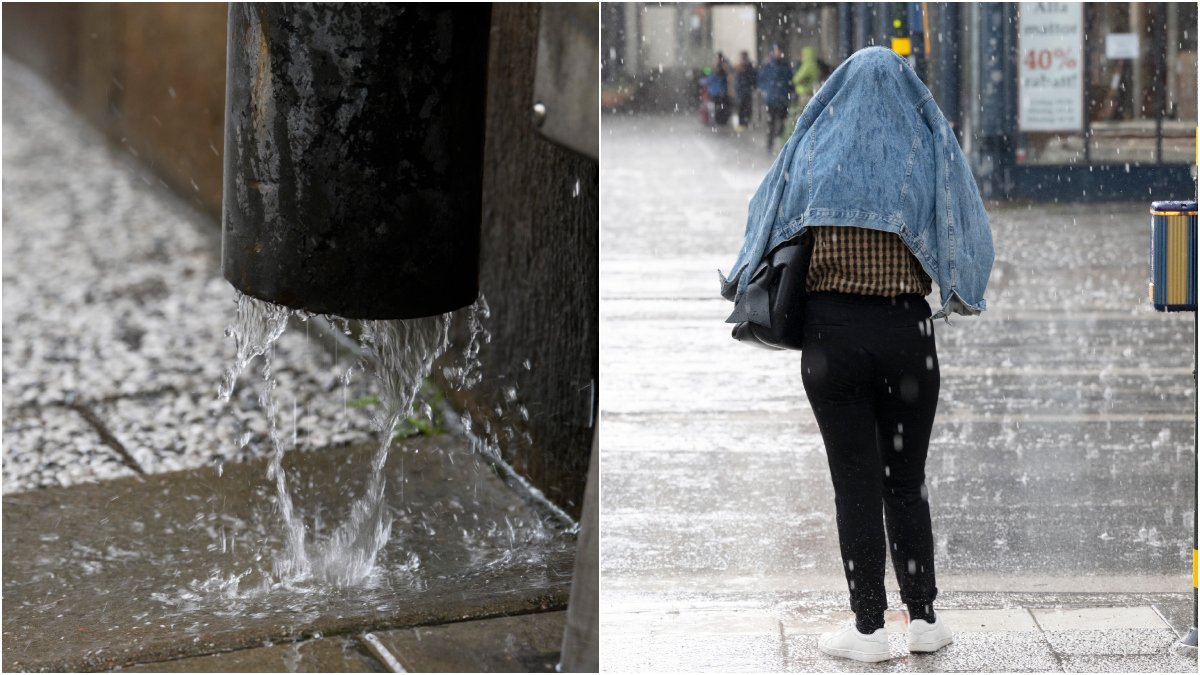 Regn, regn och ännu mer regn har följt efter orkanen Kirk. 