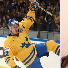 Ulf Dahlén i Tre Kronor och Johanna Dahlén.