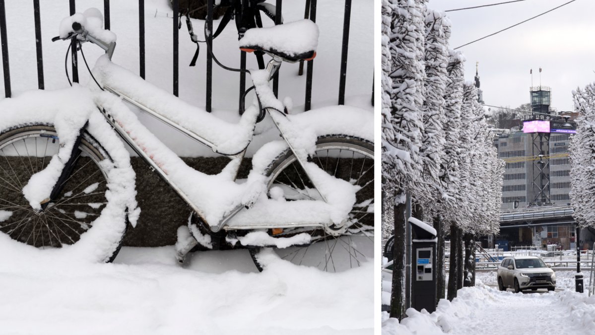 Snökaos i Stockholm är att vänta.