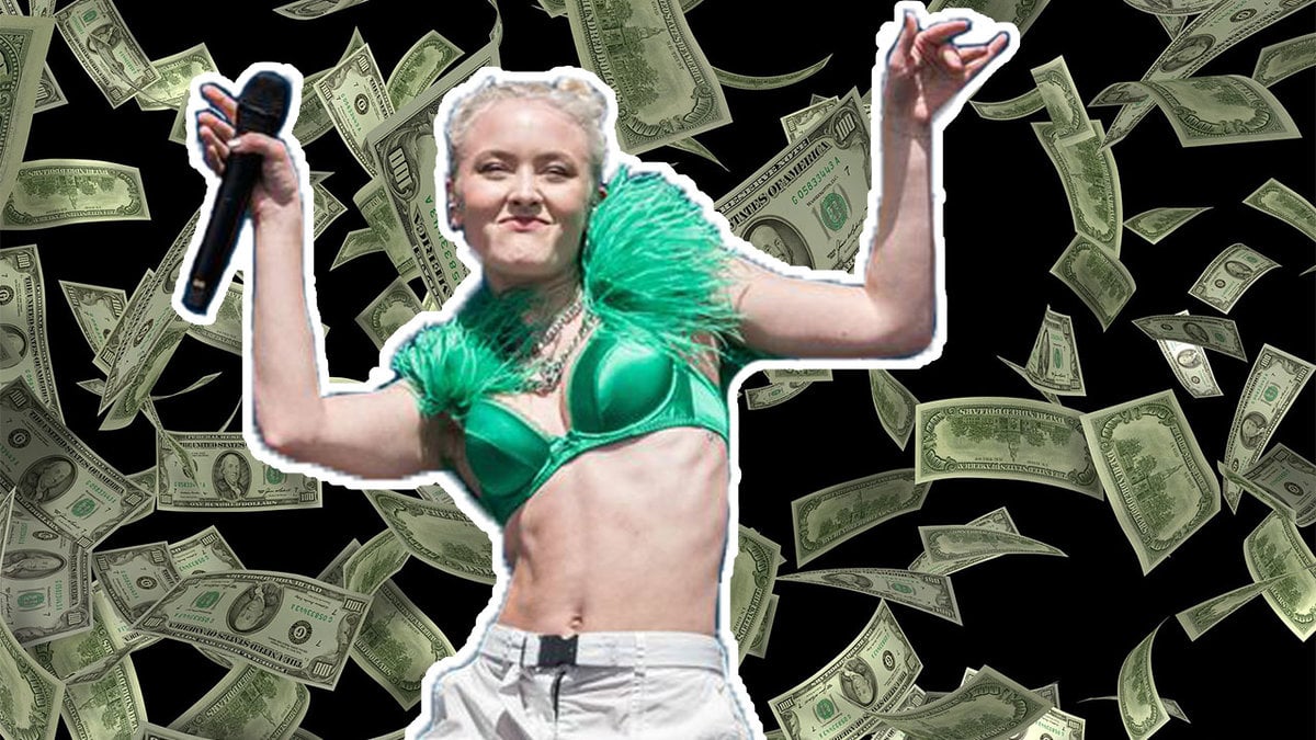 Zara Larsson slog rekordår när det gäller inkomster