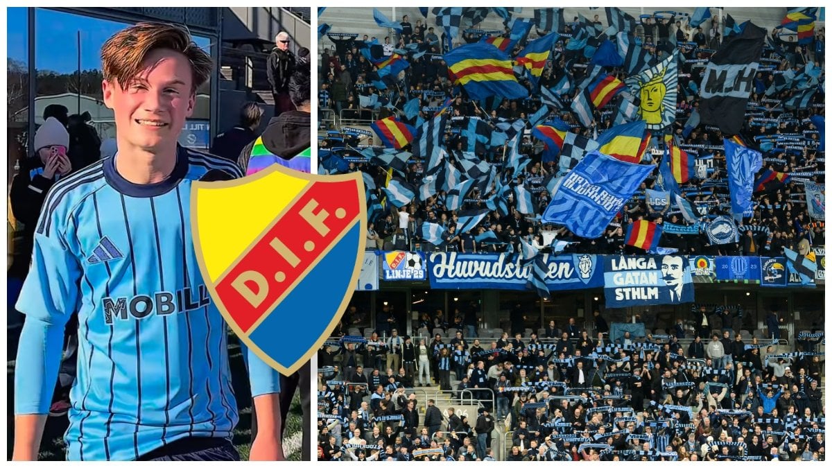 Alexander Andersson och Djurgårdens klack. 
