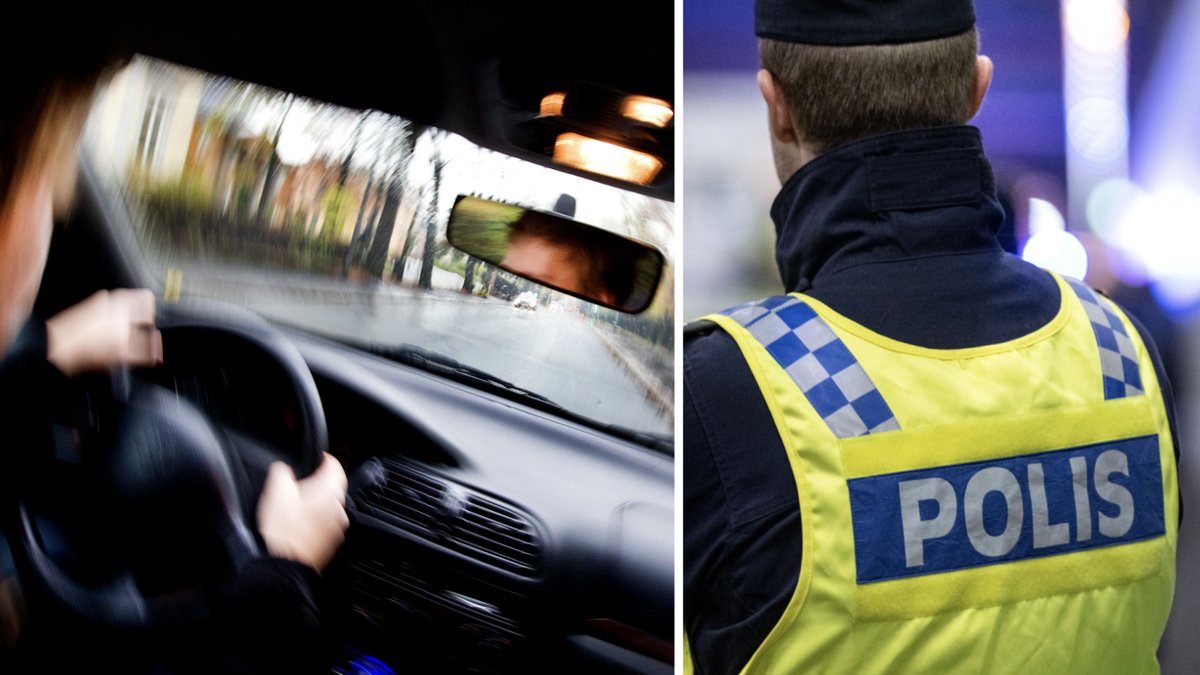 Rattfull polis körde på familj