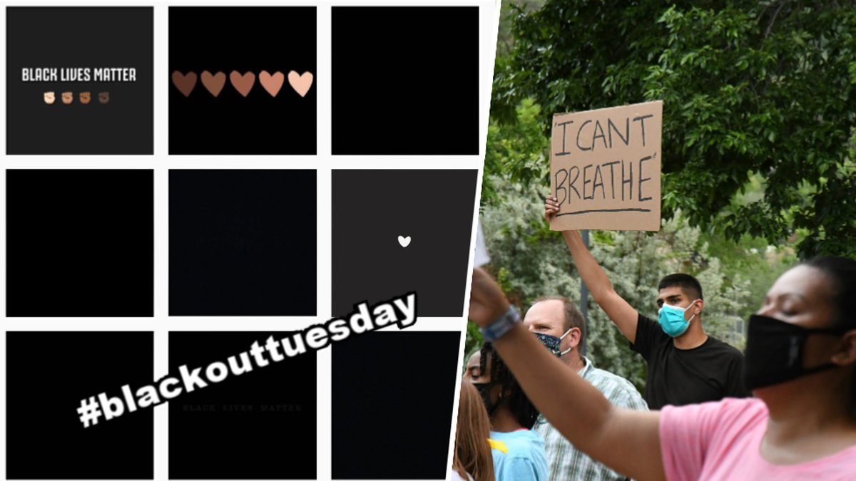 Det här är Black out tuesday