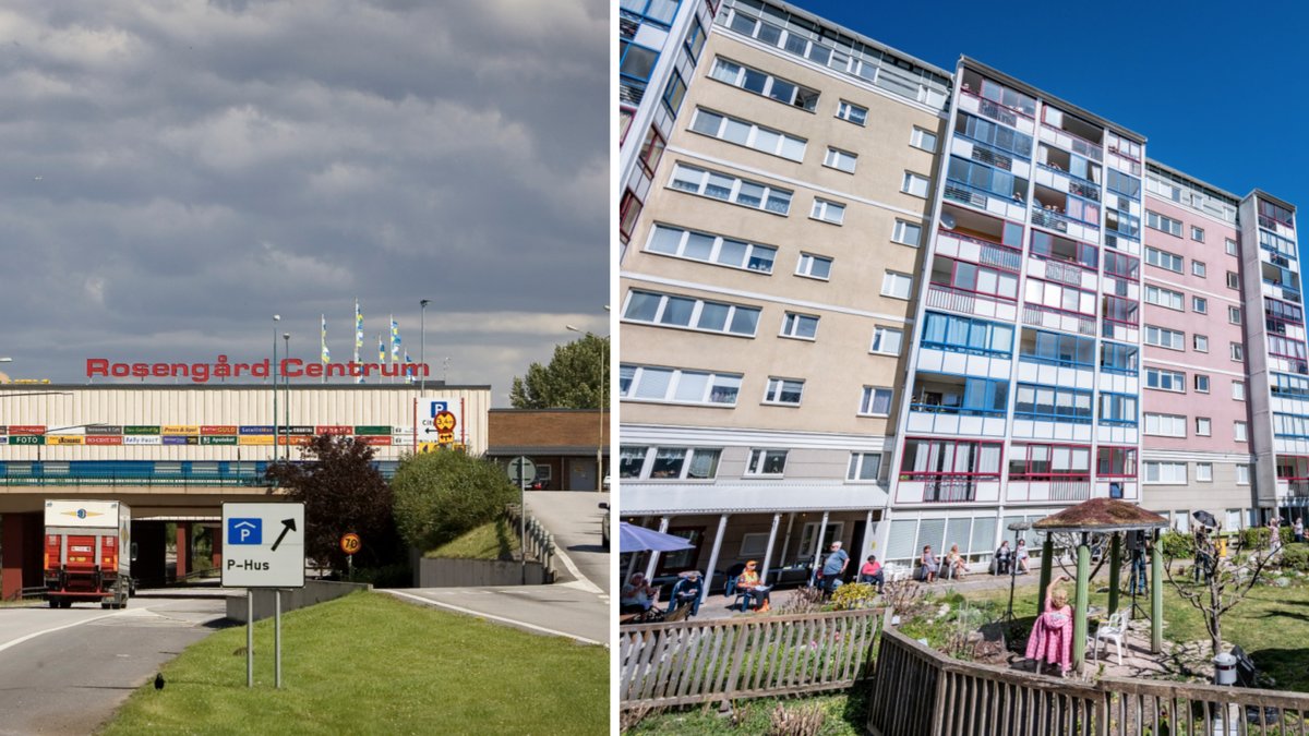 Rosengård och Holma i Malmö.
