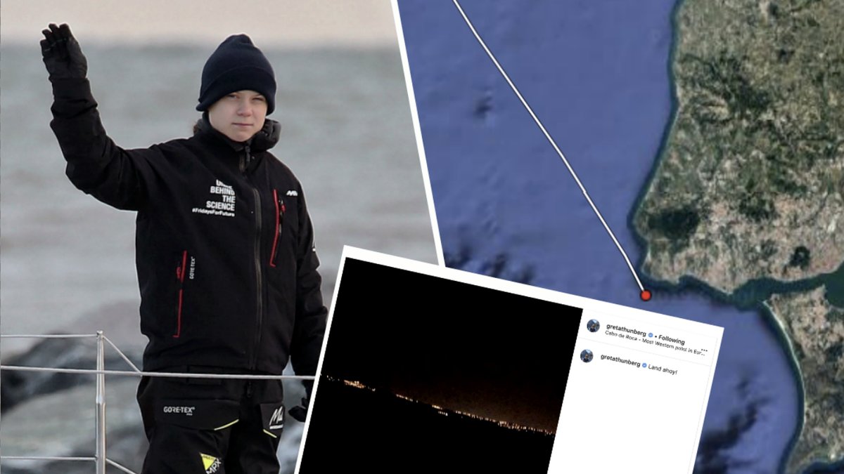 Greta Thunberg har land i sikte.