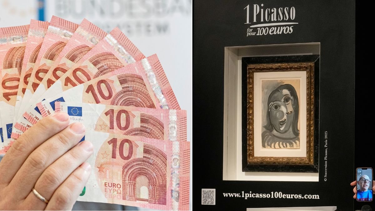 Detta är tredje gången en Picasso-tavla har lottats ut.
