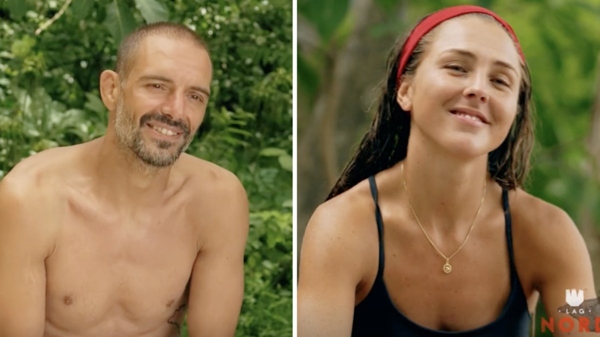 Erik och Amanda fann varandra snabbt i Lag Nord. 