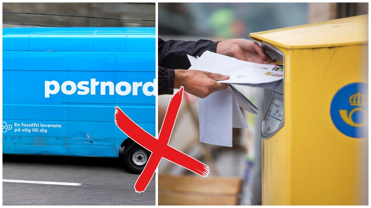Postnord har tagit bort flera brevlådor. 