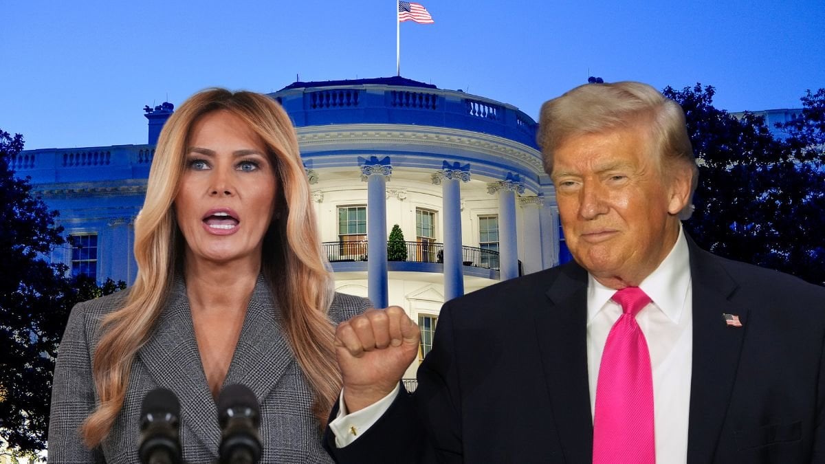 Melania, Donald Trump, Vita huset