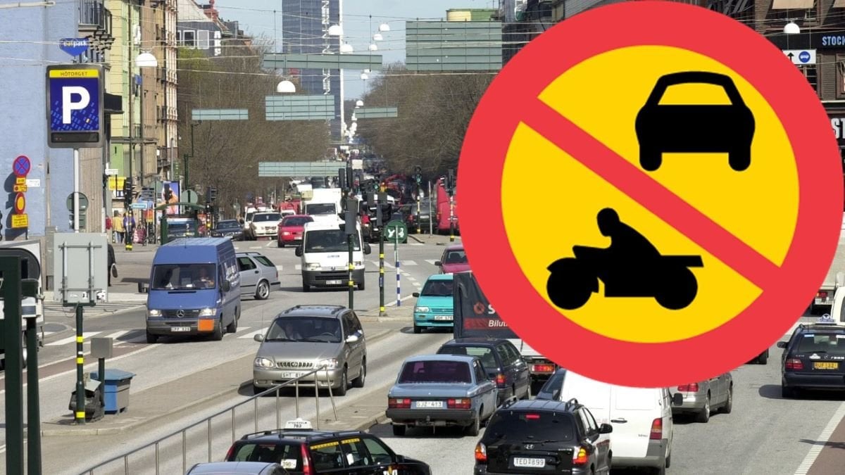 Sveavagen biltrafik