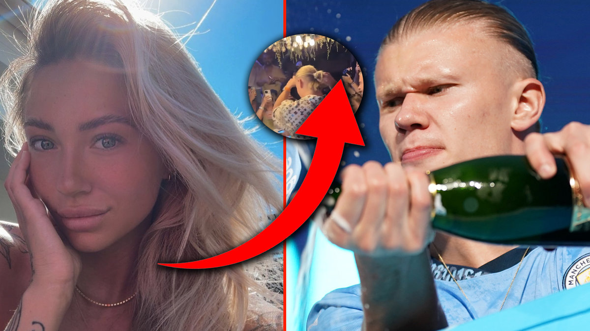 Nicci Hernestig festade i Marbella med Haaland.
