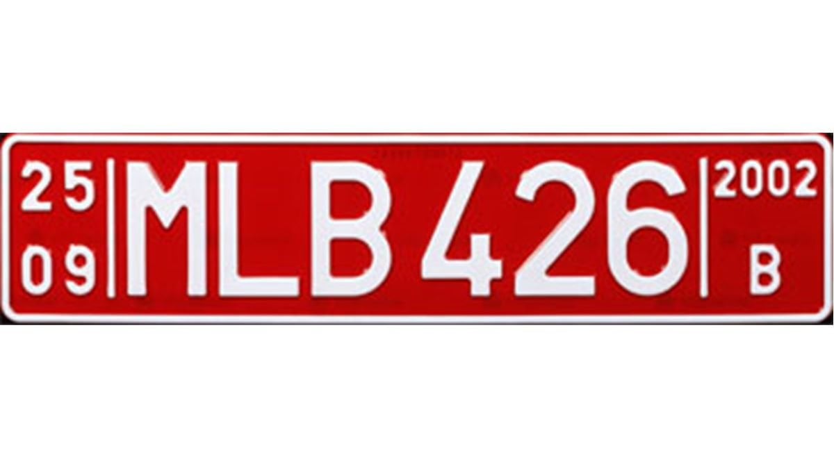 Registreringsskylt r