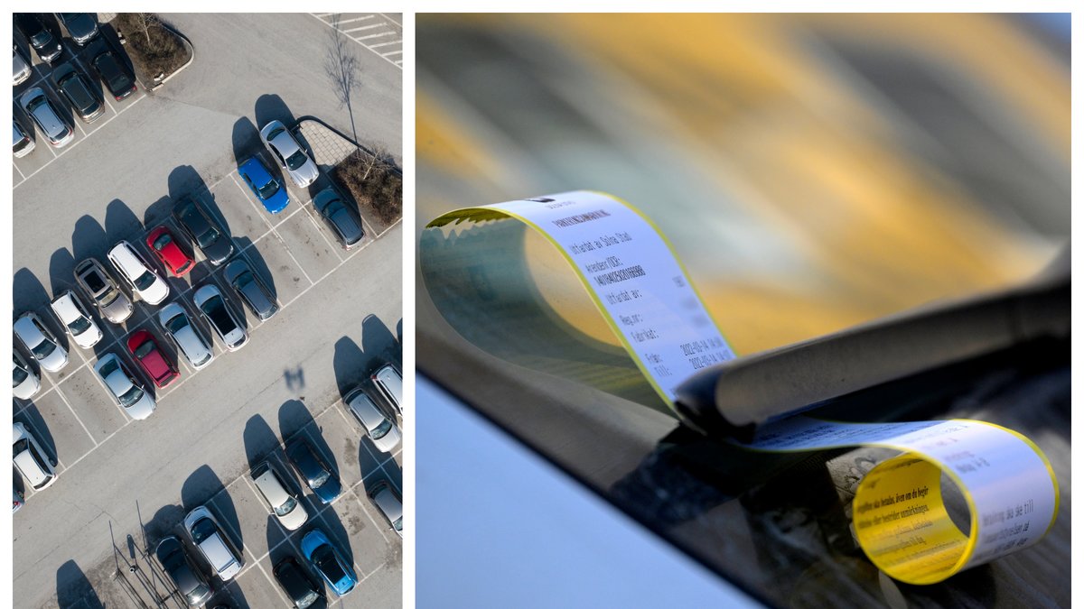 En bilist i Storbritannien har fått hela 588 parkeringsböter.