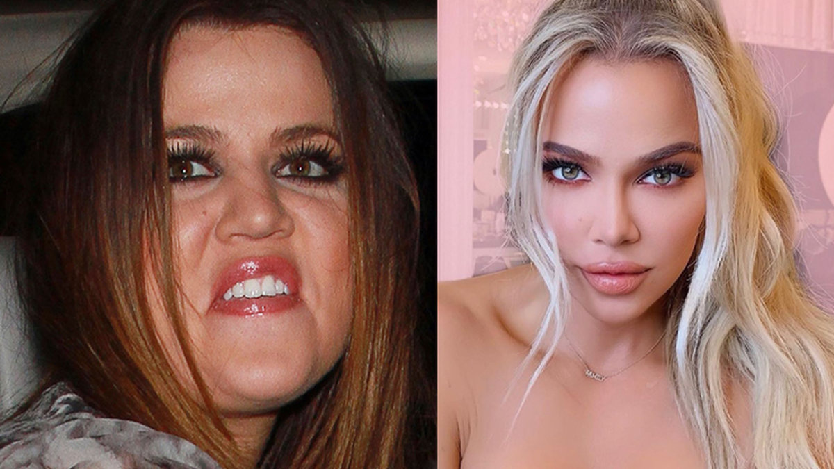 Khloe Kardashians selfie på Instagram