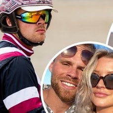 Adrian Kolgjini och Adrian Kolgjini tillsammans med flickvännen Saga Scott