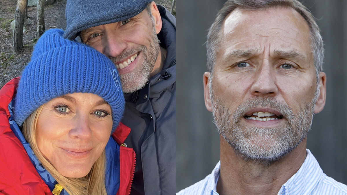 Pernilla Wahlgren och Christian Bauer