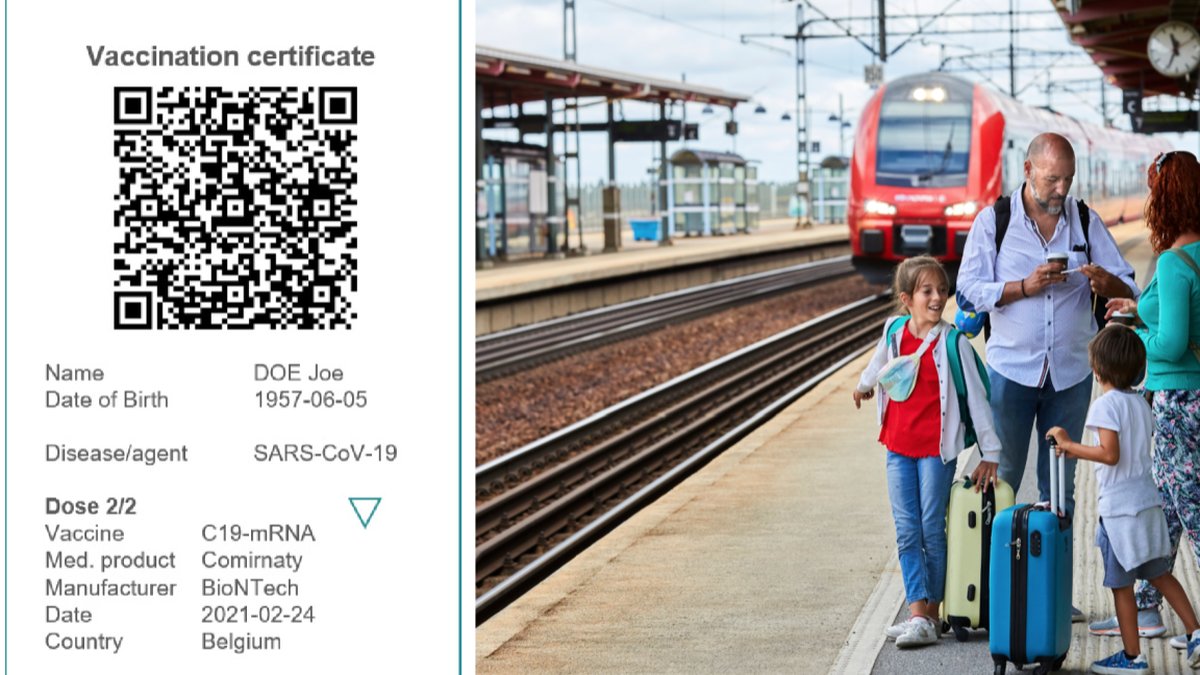 Vaccinbeviset ska underlätta resor inom EU.