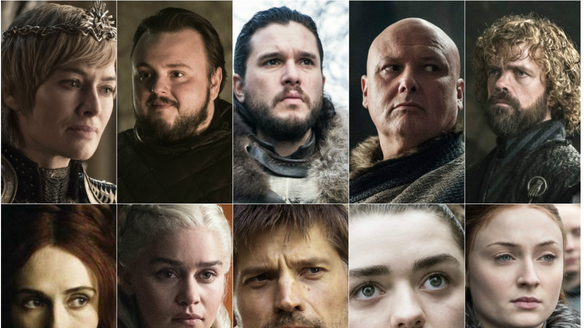 Huvudpersonerna i Game of Thrones