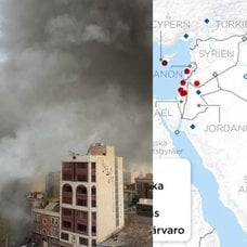 Sammanställning av rapporterade attacker i Mellanöstern 28 februari–2 mars 