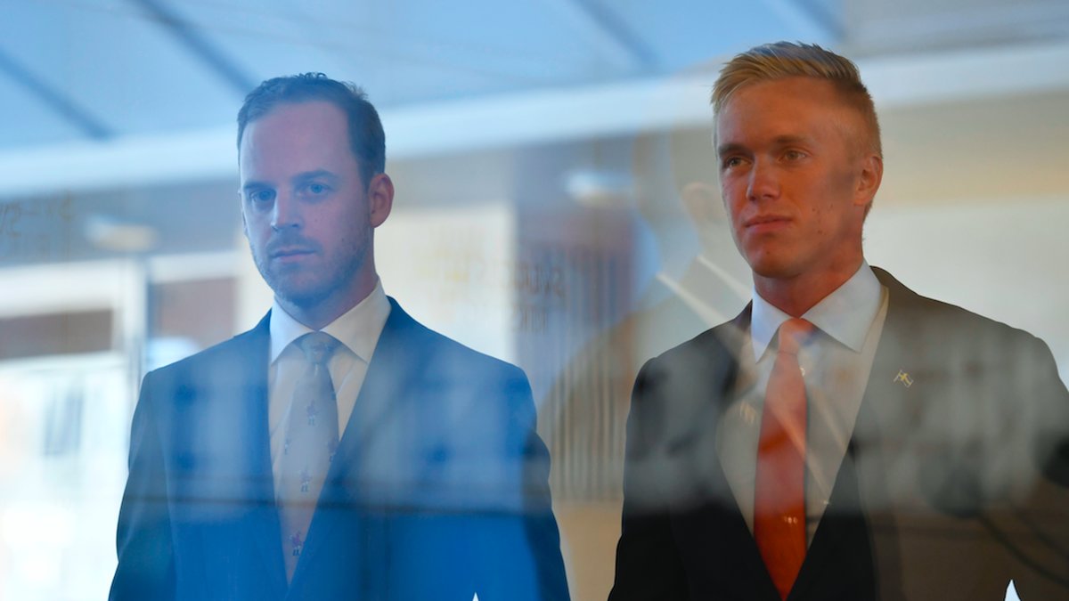 Gustav Kasselstrand och William Hahne