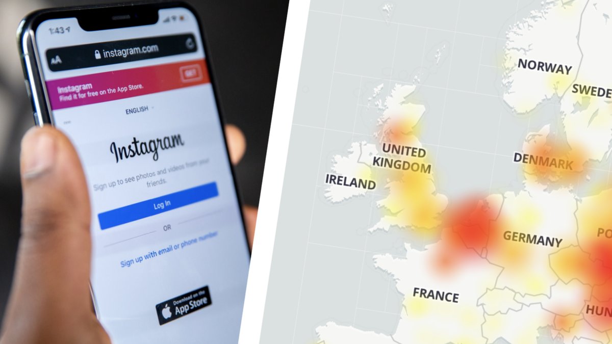 Facebook och Instagram har drabbats av stora störningar.