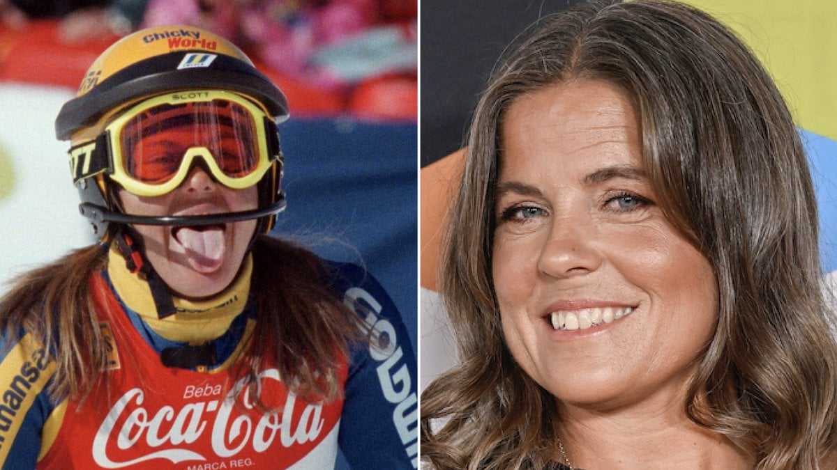 Pernilla Wiberg har vunnit två OS-guld, men syns numera i rutan på SVT.
