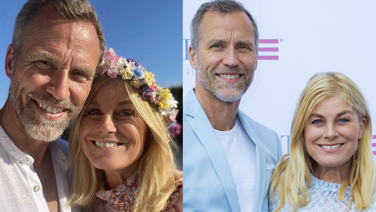 Pernilla Wahlgren och Christian Bauer