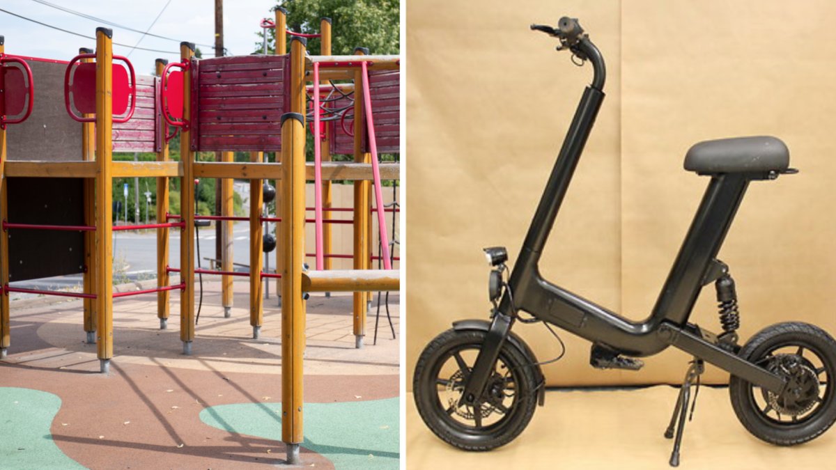 Gärningsmannen ska färdats på elcykeln av märket Vässla vid brottstillfället.