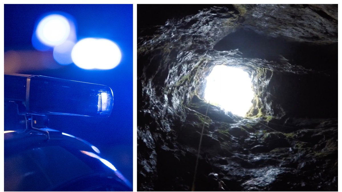 Gruvhålet i Norberg är 25 meter djupt.