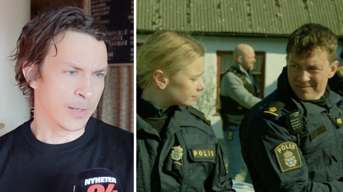 Oscar Töringe och Amanda Jansson spelar Magnus och Sara i Tunna blå linjen. 