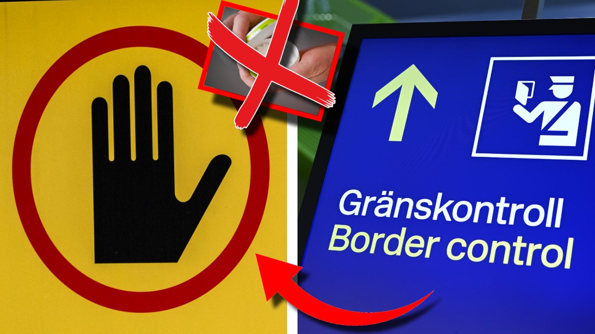 Stoppskylt och tull