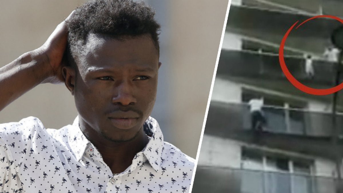 Mamoudou Gassama​​ ska börja jobba för den franska brandkåren