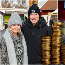 Ingemar Stenmark och en Porsche Cross Turismo.