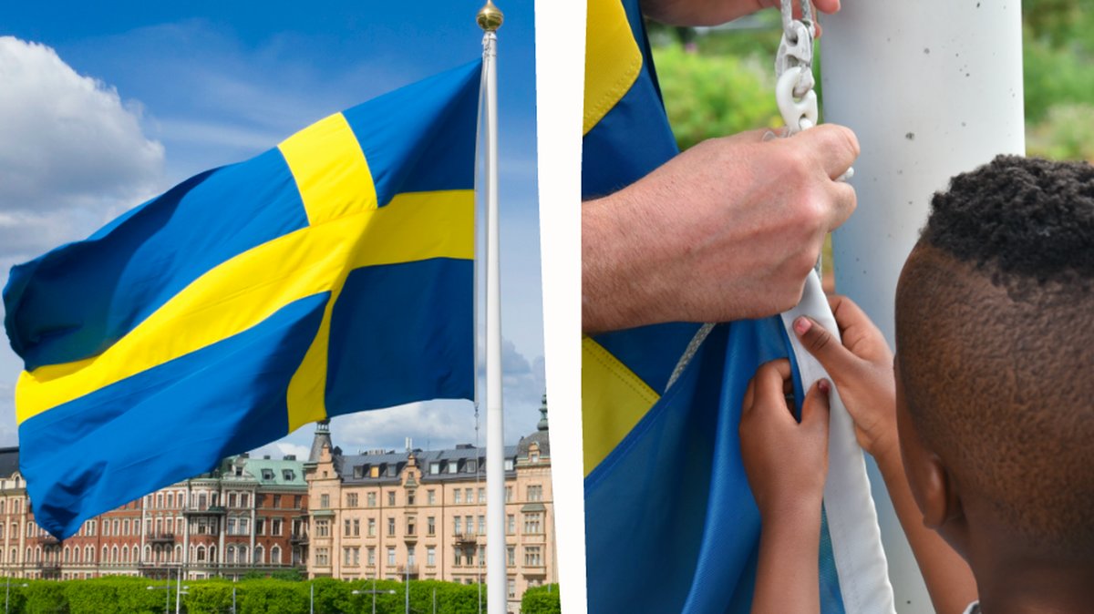 Hissa flaggan flaggdag