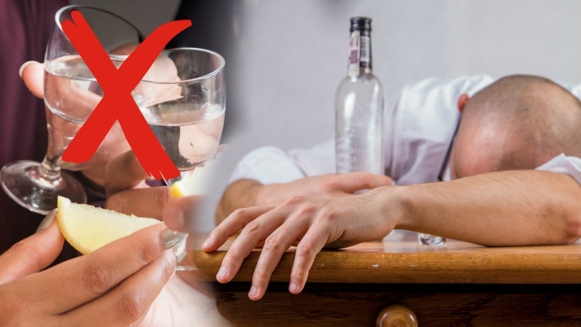 Shots/Man som är bakis