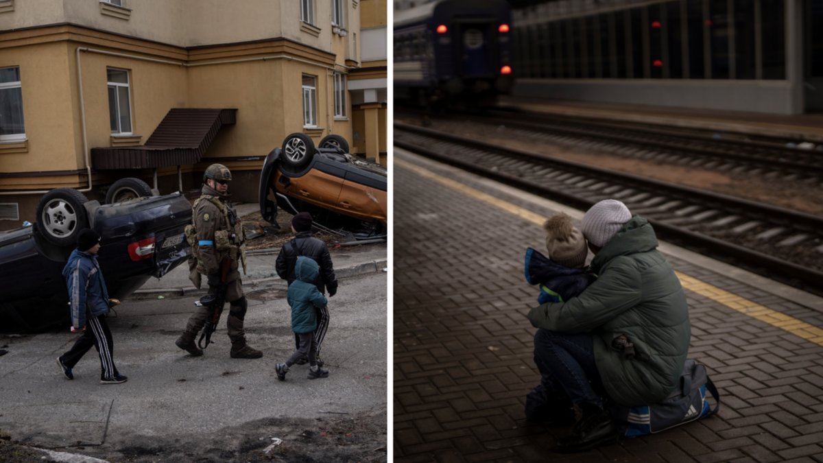 Ryssland Ukraina Barn